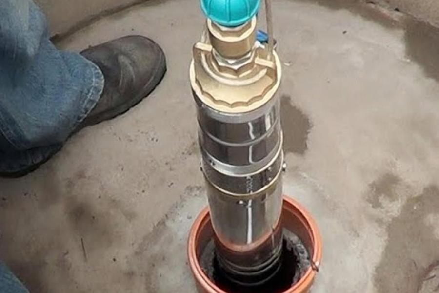 Монтаж насоса для колодца или скважины